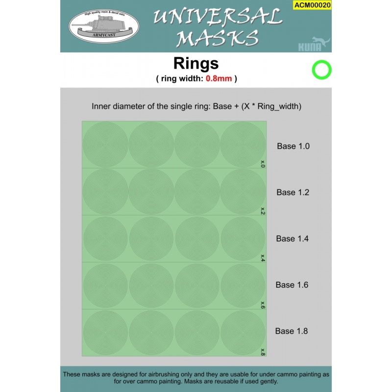 Rings width 0,8mm