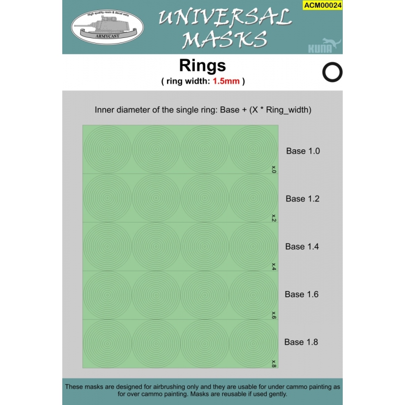 Rings width 1,5mm