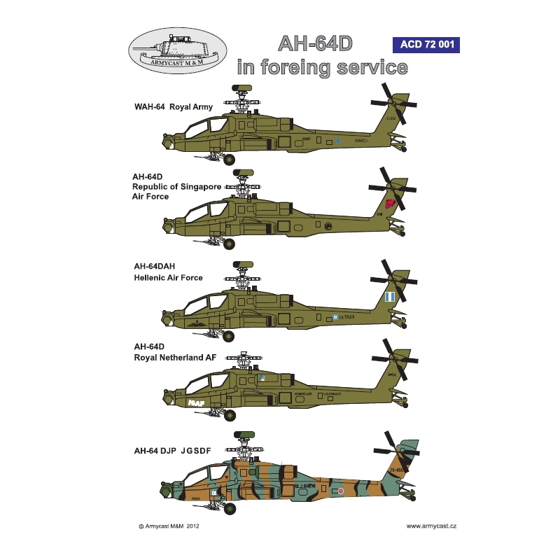 AH-64D Foreign service